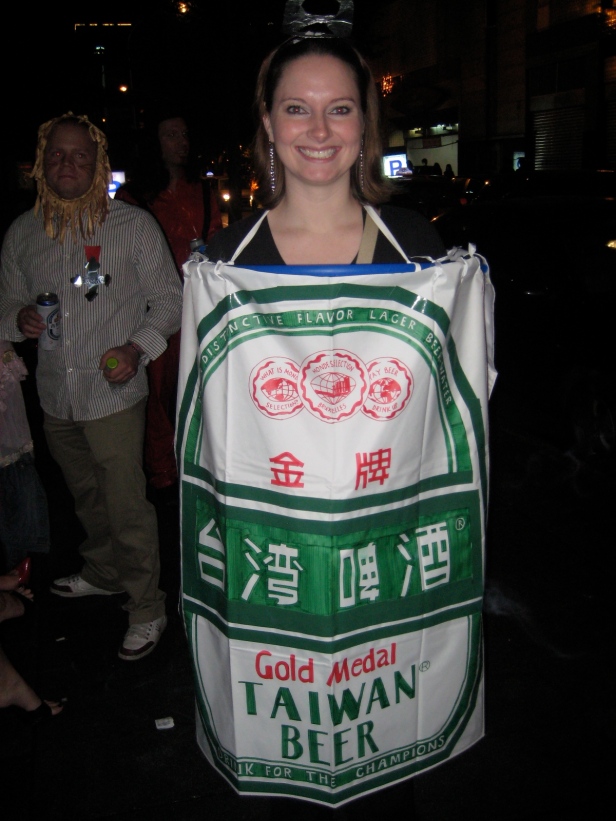 Taiwan Beer Halloween costume